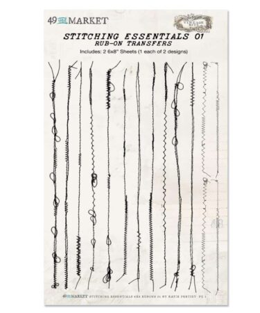 49 And Market Rub-Ons 6"X8" 2/Sheets - Stitching Essentials 01