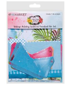 49 and Market  - Collezione Vintage Artistry Sunburst -  Sunburst Ephemera File Essentials