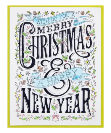 Alternative view of IL NEGOZIO DELLA MAMMA DI CLE – USATI DALLA CLE –SPELLBINDERS - Merry Christmas & Happy New Year Press Plate