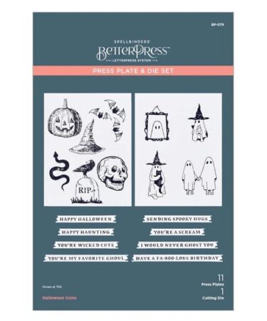SPELLBINDERS - Halloween Icons Press Plate & Die Set