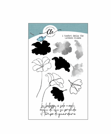 IL NEGOZIO DELLA MAMMA DI CLE - I TIMBRI DELLA CLE – LAYERED FLOWER