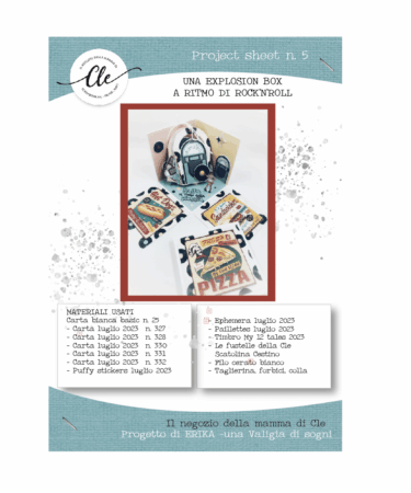 IL NEGOZIO DELLA MAMMA DI CLE -PROJECT SHEET 5 UNA EXPLOSION BOX A RITMO DI ROCK’N’ROLL