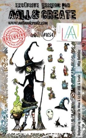Aall and Create Stamp Set A6 Miss Bubbles