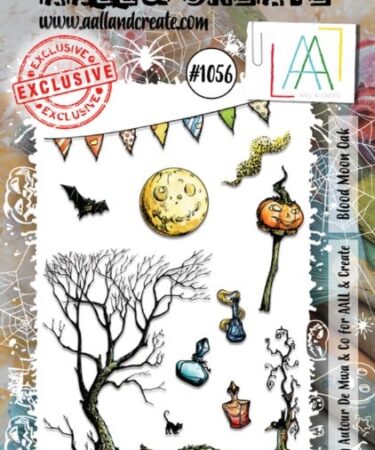 Aall and Create Stamp Set A6 Blood Moon Oak 