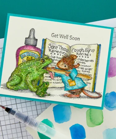 Alternative view of SPELLBINDERS - timbri in gomma  - Froggy Throat