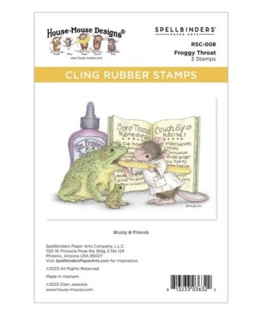 SPELLBINDERS - timbri in gomma  - Froggy Throat