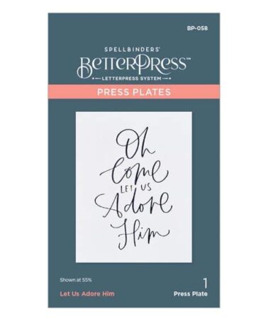 SPELLBINDERS - Let Us Adore Him Press Plate