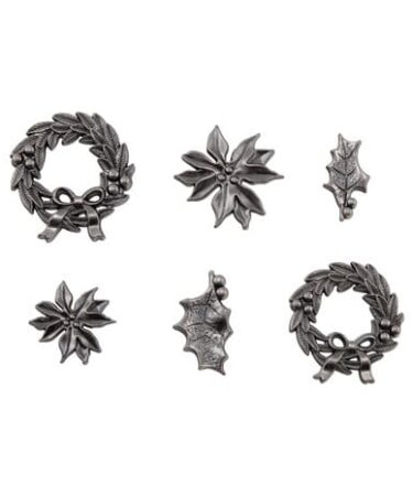 Alternative view of Idea-ology Tim Holtz Adornments Deck The Halls / Christmas 2023