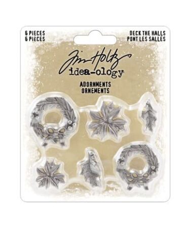 Idea-ology Tim Holtz Adornments Deck The Halls / Christmas 2023