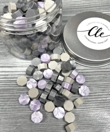 IL NEGOZIO DELLA MAMMA DI CLE – LE ATTREZZATURE DELLA CLE – CERALACCA PERLE MIX -  Argento E lilla