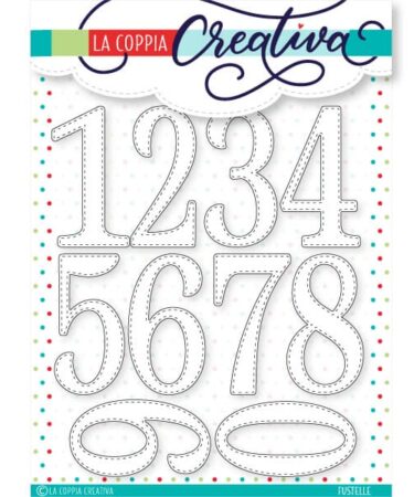 LA COPPIA CREATIVA - Numeri grandi - fustella
