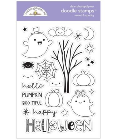 DOODLEBUG - Collezione Sweet & Spooky - Clear Doodle Stamps