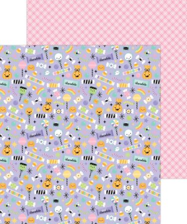 DOODLEBUG - Collezione Sweet & Spooky - Double-Sided Cardstock 12"X12 - How Sweet It Is