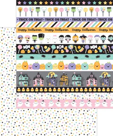 DOODLEBUG - Collezione Sweet & Spooky - Double-Sided Cardstock 12"X12 - Spooky Sprinkles