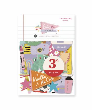LORA BAILORA - Collezione Baby M va al cole - Die cuts