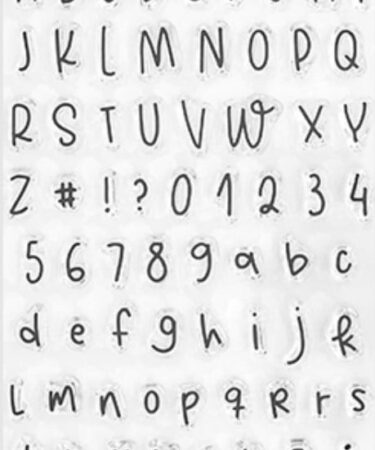 Alternative view of LORA BAILORA - Collezione Baby M va al cole - Timbri in silicone 11x21 cm ABC Toodler