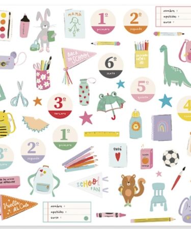 Alternative view of LORA BAILORA - Collezione Baby M va al cole - Die cuts