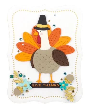 Alternative view of SPELLBINDERS - set di fustelle - Happy Turkey Day
