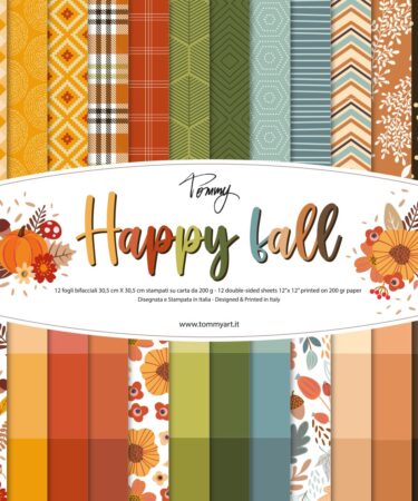 Tommy Art - paper pack –  Paper pack 12x12 -Happy Fall