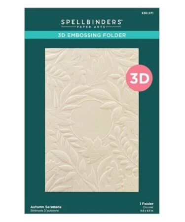 SPELLBINDERS - Autumn Serenade 3D Embossing Folder