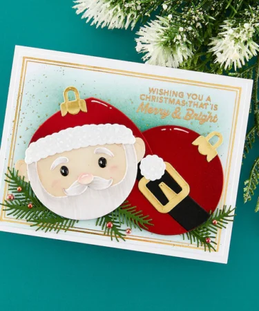 Alternative view of SPELLBINDERS - Santa’s Sippin’ Sayings Clear Stamp Set