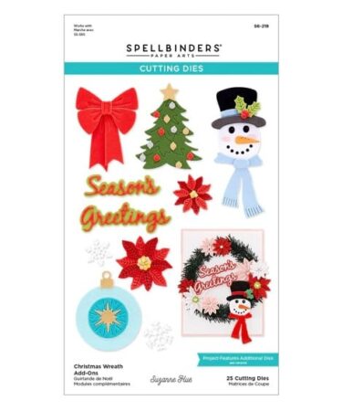 SPELLBINDERS - Christmas Wreath Add-Ons Etched Dies