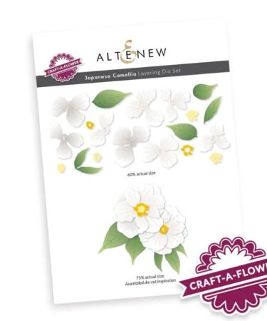 ALTE NEW - Craft-A-Flower: Japanese Camellia Layering Die Set