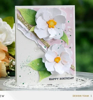 Alternative view of ALTE NEW - Craft-A-Flower: Japanese Camellia Layering Die Set