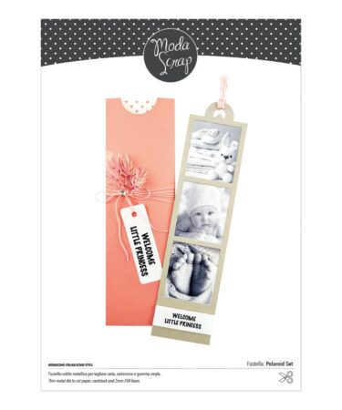 MODASCRAP -COLLEZIONE  FLUFFY XMAS - fustelle POLAROID SET