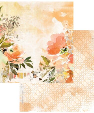 49 and Market -Color Swatch: Collezione Peach - Double-Sided Cardstock 12"X12" - #3