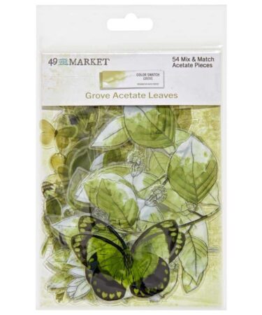 49 and Market - Color Swatch: Collezione Grove -Acetate Leaves
