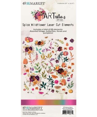 49 and Market - ARToptions Collezione Spice -  Laser Cut Outs Wildflowers