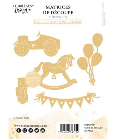 Florileges Design - Collezione A PETITS PAS- fustella  ENFANCE