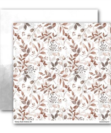 TOMMY ART - Collezione Rustic Christmas - Tommy double face paper – Rustic Christmas N.6