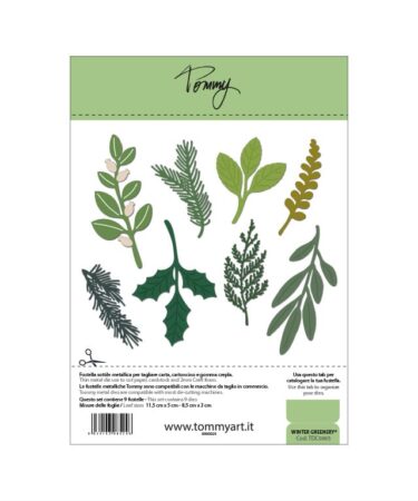 TOMMY ART - Collezione Rustic Christmas - Tommy fustella – Winter Greenery ®
