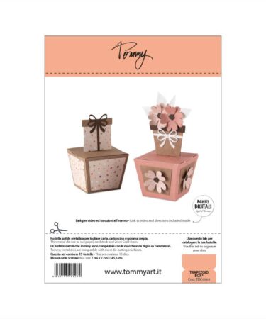 TOMMY ART - fustella – Trapezoid Box ® – Bonus digital1