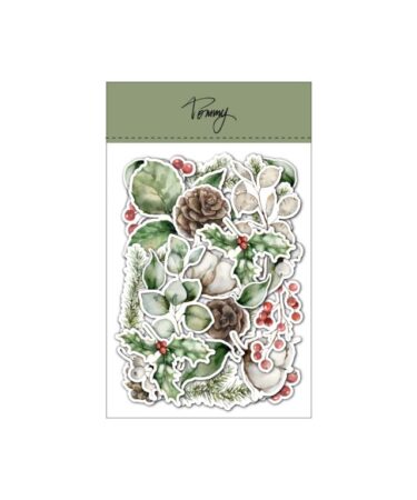 TOMMY ART - Die cuts – Rustic Christmas – Flowers & leaves