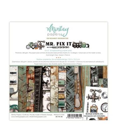 MINTAY - Collezione Mr. Fix It  - 15x15 cm (6"x6")