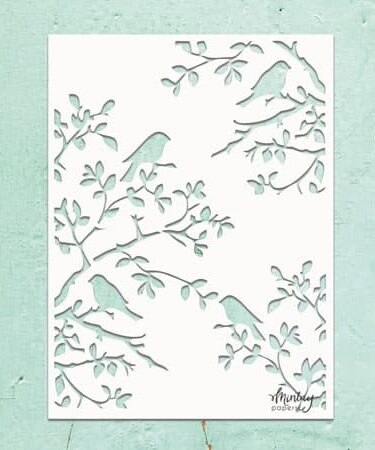 MINTAY - Stencil 6"x8" -Birds