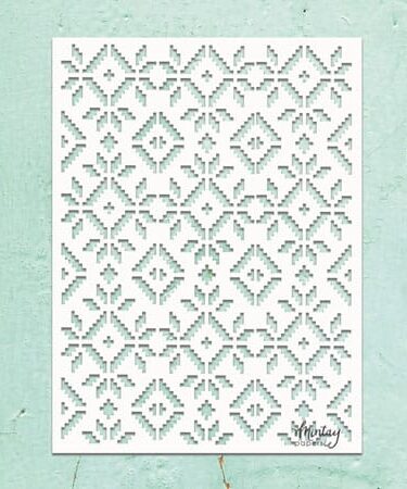 MINTAY - Stencil 6"x8" -Winter