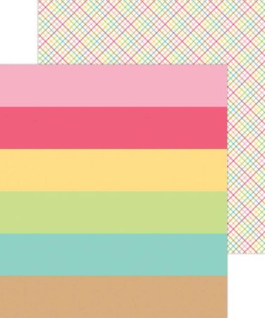 DOODLEBUG -Collezione Gingerbread Kisses - bright double-sided cardstock - merry & bright