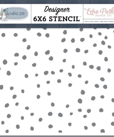 Echo Park- Collezione Winterland - Frosty Nights Stencil