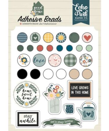 Echo Park - Collezione Good To Be Home Adhesive Brads