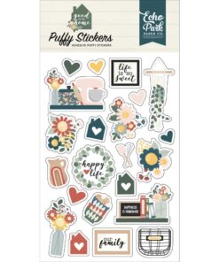 Echo Park - Collezione Good To Be Home  Puffy Stickers