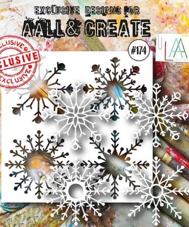 Aall and Create Stencil 174 Festive Foursome