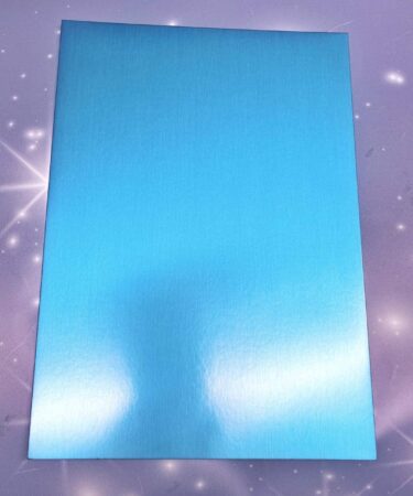 IL NEGOZIO DELLA MAMMA DI CLE - LE CARTE DELLA CLE- CARTONCINO FOILIZZATO A4 - MATTE FOIL - TURCHESE OPACO