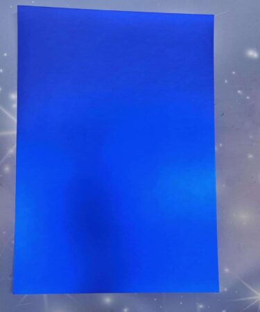 IL NEGOZIO DELLA MAMMA DI CLE - LE CARTE DELLA CLE- CARTONCINO FOILIZZATO A4 - MATTE FOIL- BLU ELETTRICO OPACO