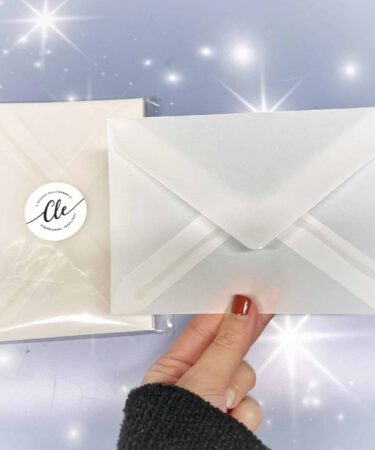 IL NEGOZIO DELLA MAMMA DI CLE- LE BUSTE DELLA CLE – Pacco da 10 buste VELLUM