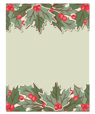 Alternative view of HONEY BEE - Holly Border - Set Of 2 Coordinating Stencils