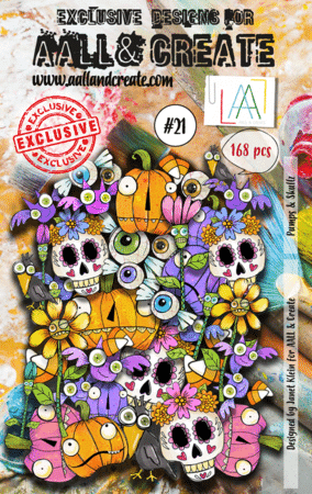 AALL & CREATE - Ephemera Die-cuts Pumps & Skullz (168pcs)
